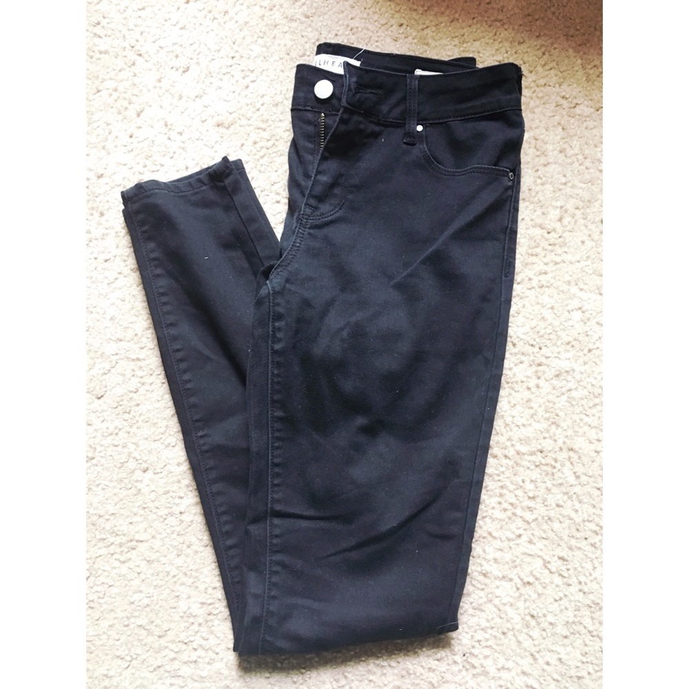 Black mid rise PACSUN jeans